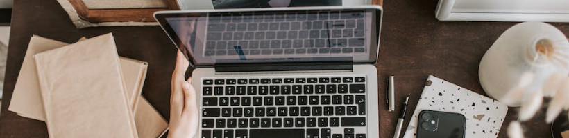 image of a person using laptop