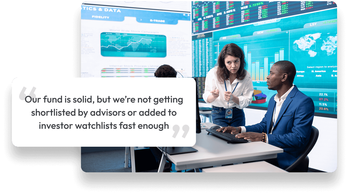 investment image with quote